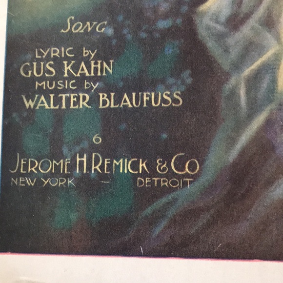 “ DEAREST ONE” , Hey serenade, Vintage sheet music. Gorgeous image. - Picture 3 of 10